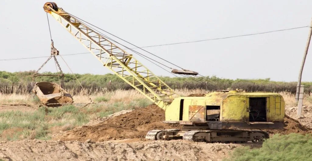 Dragline Excavator on Work