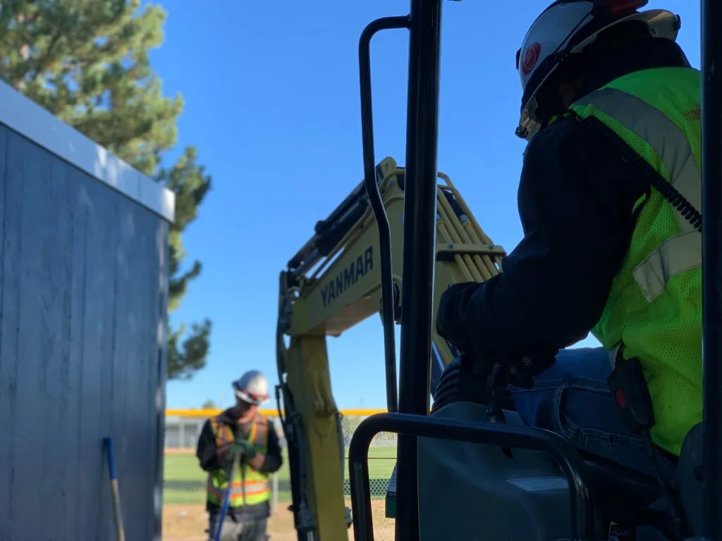 An Excavator Operator in the USA