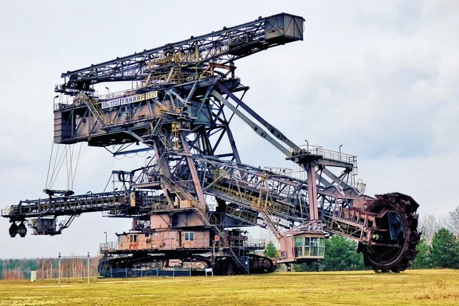 Bagger 293 bucket wheel excavator at Garzweiler lignite mine