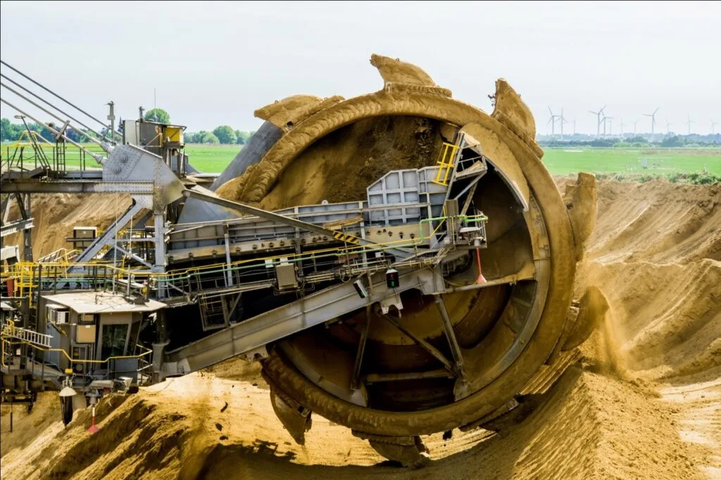 Bucket Wheel Excavator In Site