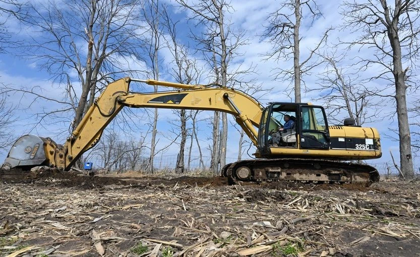 Excavator On Working