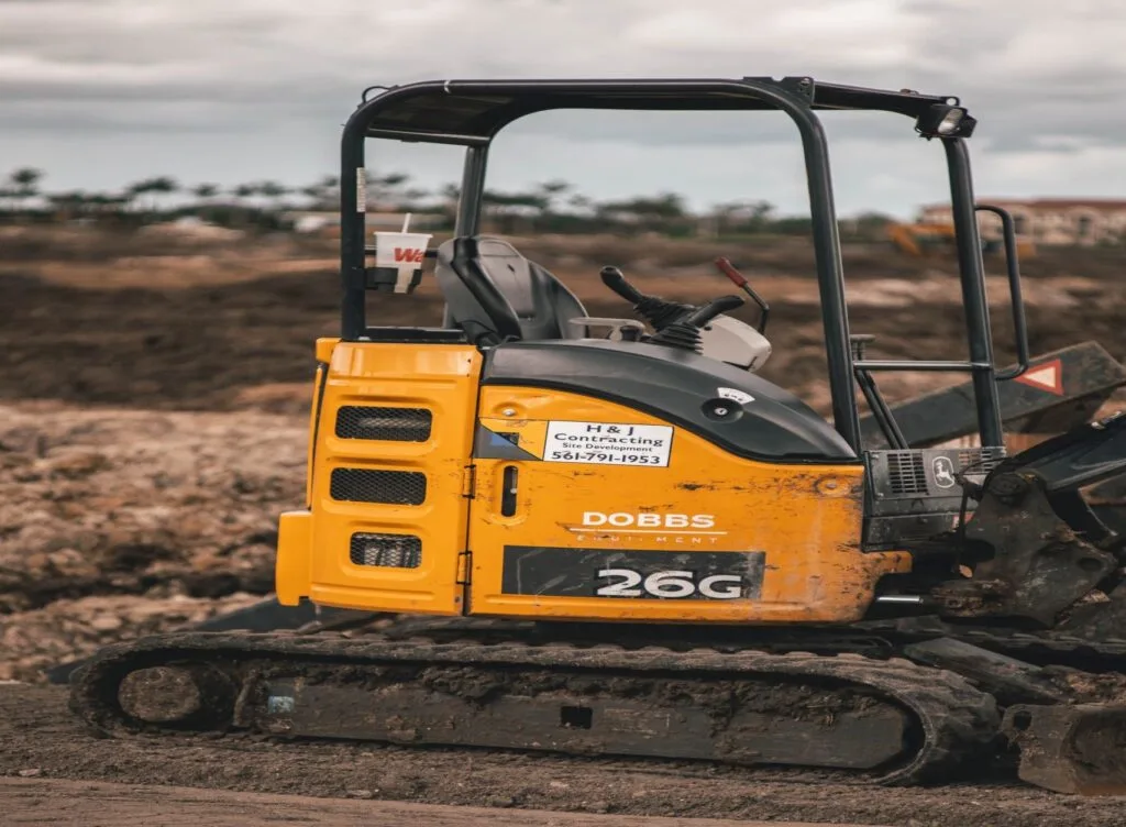 Excavator On Working