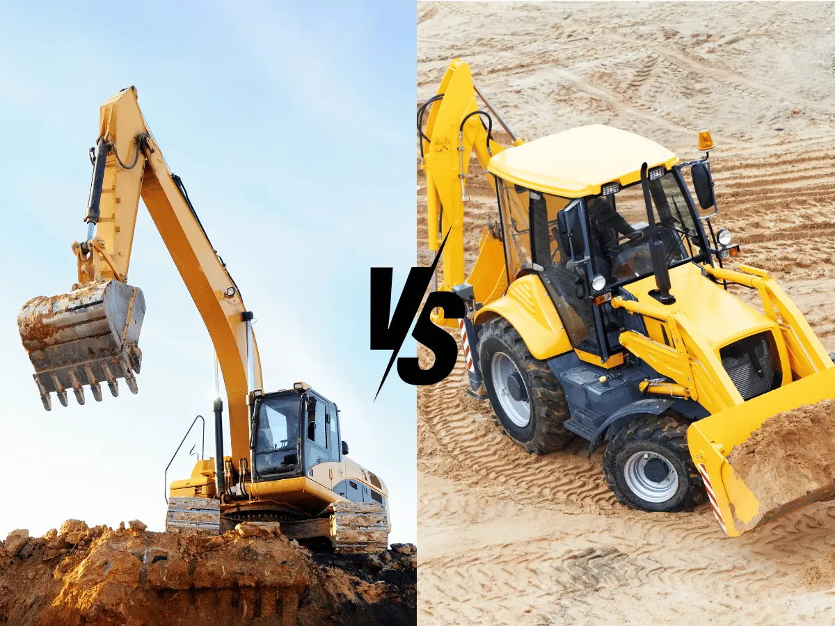 _Excavator VS a Backhoe Loader