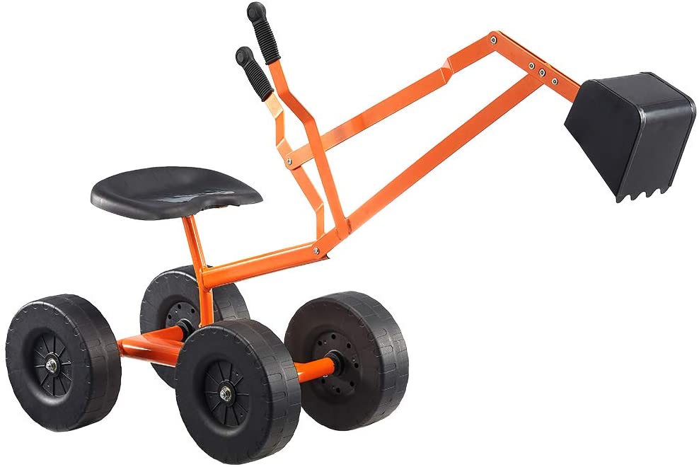 Costzon Kids Ride-on digger with 4 Wheels