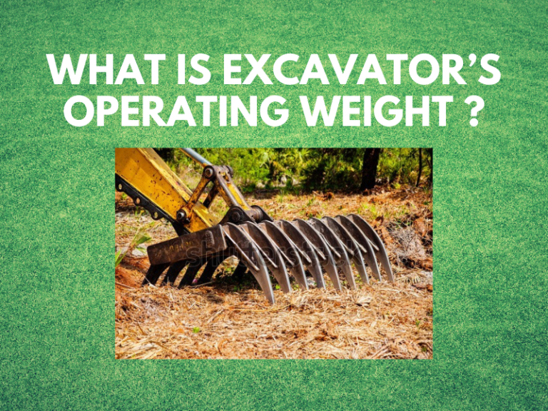 Read more about the article What is Excavator’s Operating Weight