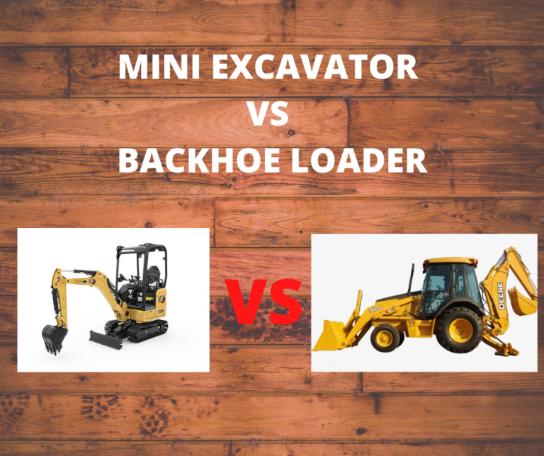 Read more about the article Choosing Between A Mini-excavator vs A Backhoe Loader