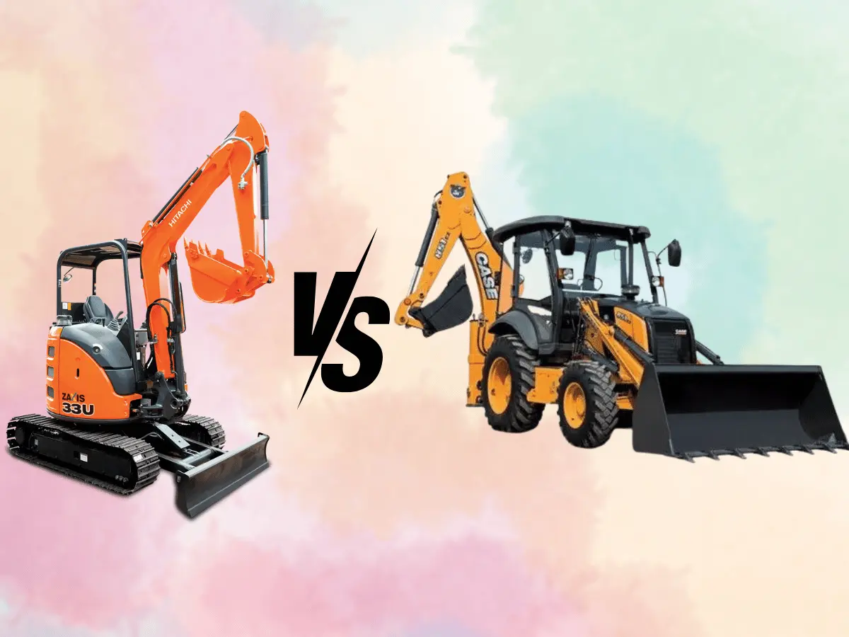 MINI EXCAVATOR VS BACKHOE LOADER